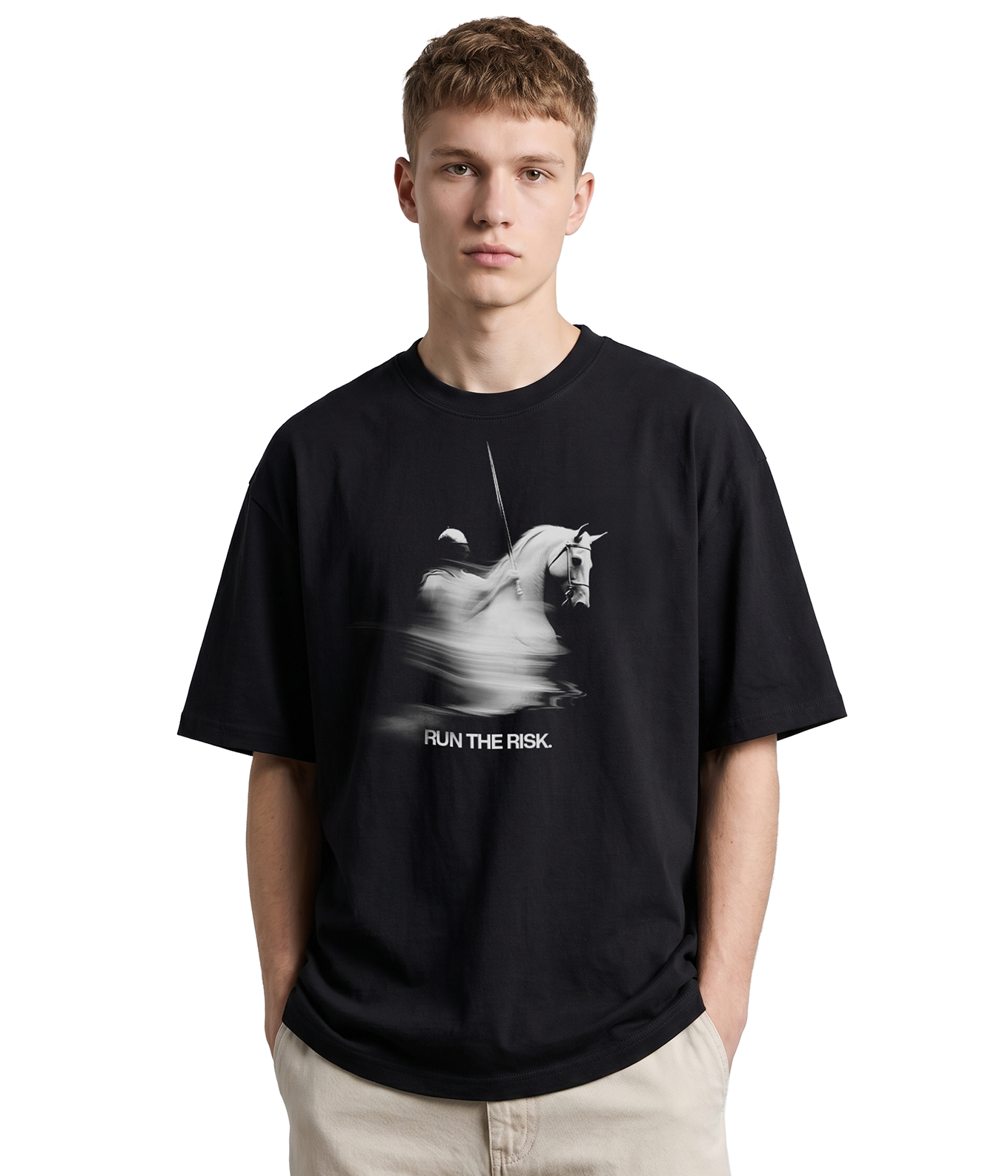 Run The Risk - Premium Oversized T-shirt