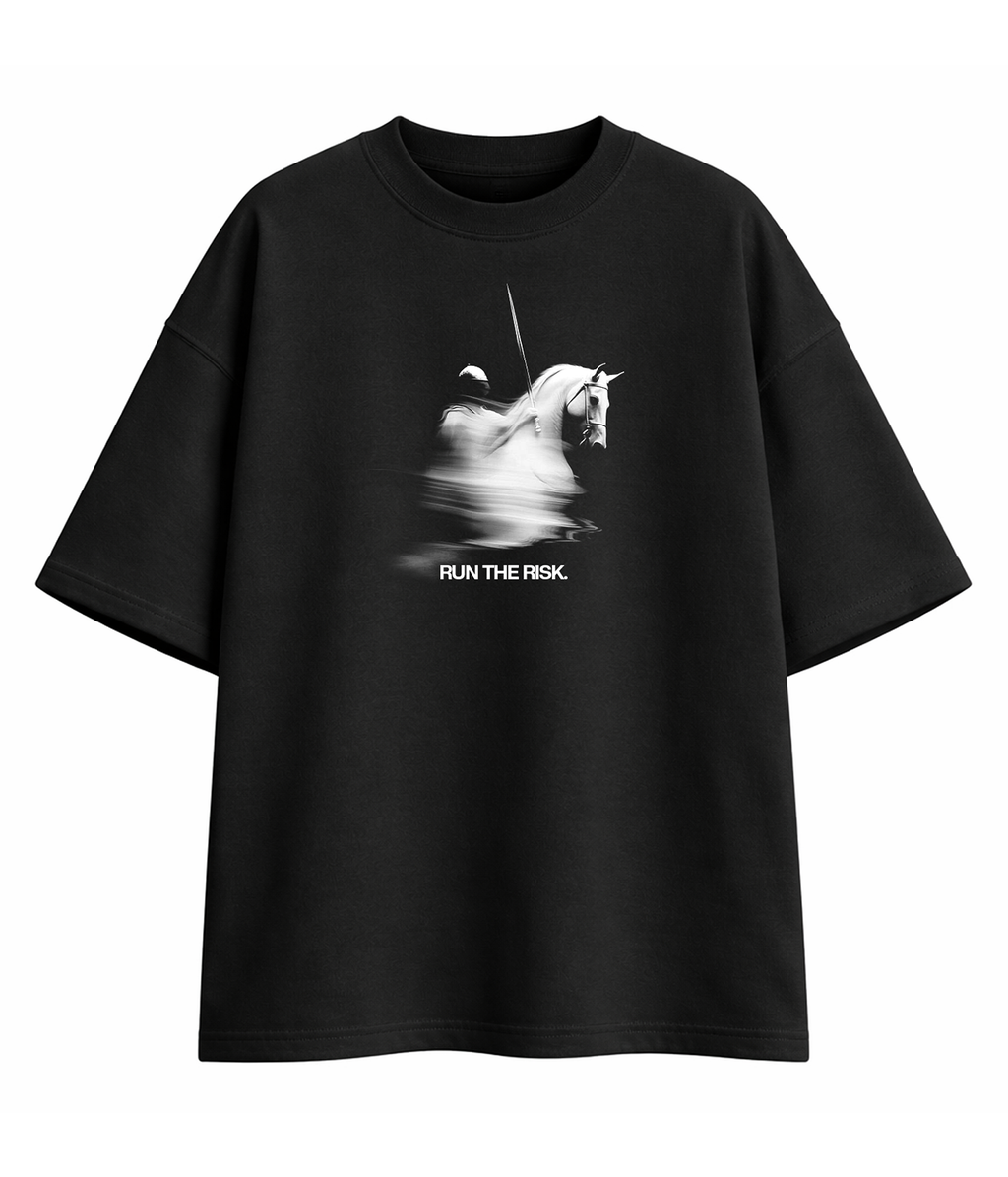 Run The Risk - Premium Oversized T-shirt
